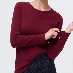 J. Crew Cotton-wool teddy sweater.